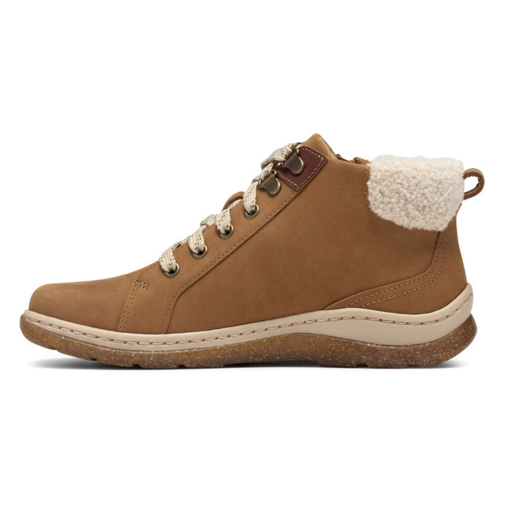 CLARKS WOMEN'S ORLENE TOP WATERPROOF SUEDE-TAN | BEND SHOE CO