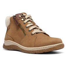 CLARKS WOMEN'S ORLENE TOP WATERPROOF SUEDE-TAN | BEND SHOE CO