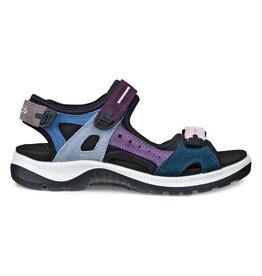 ECCO WOMEN'S YUCATAN SANDAL-MULTICOLOR BLUE