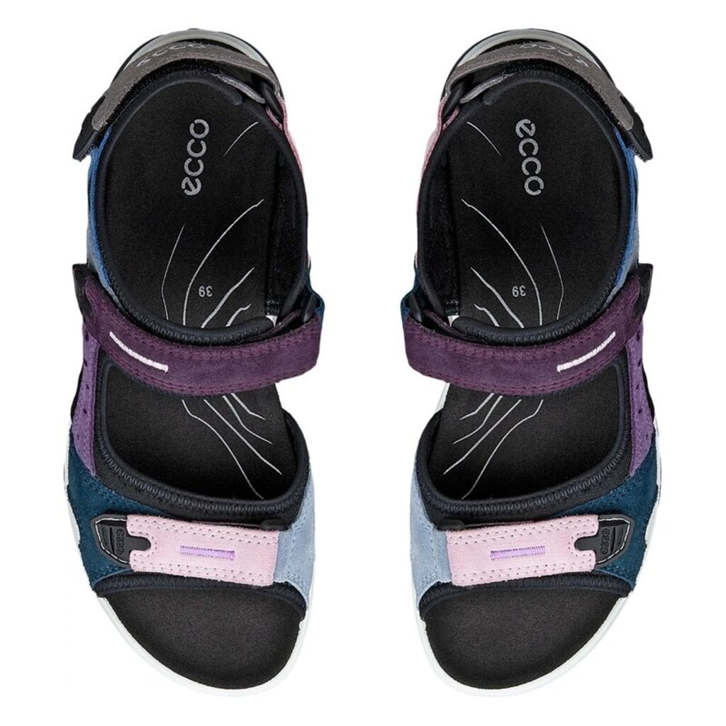 ECCO WOMEN'S YUCATAN SANDAL-MULTICOLOR BLUE | BEND SHOE CO