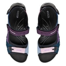 ECCO WOMEN'S YUCATAN SANDAL-MULTICOLOR BLUE | BEND SHOE CO