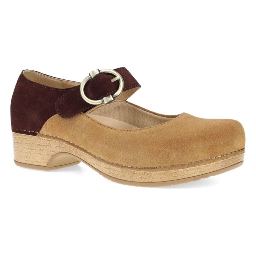 DANSKO BONNY MARY JANE SUEDE-TAN MULBERRY | BEND SHOE CO