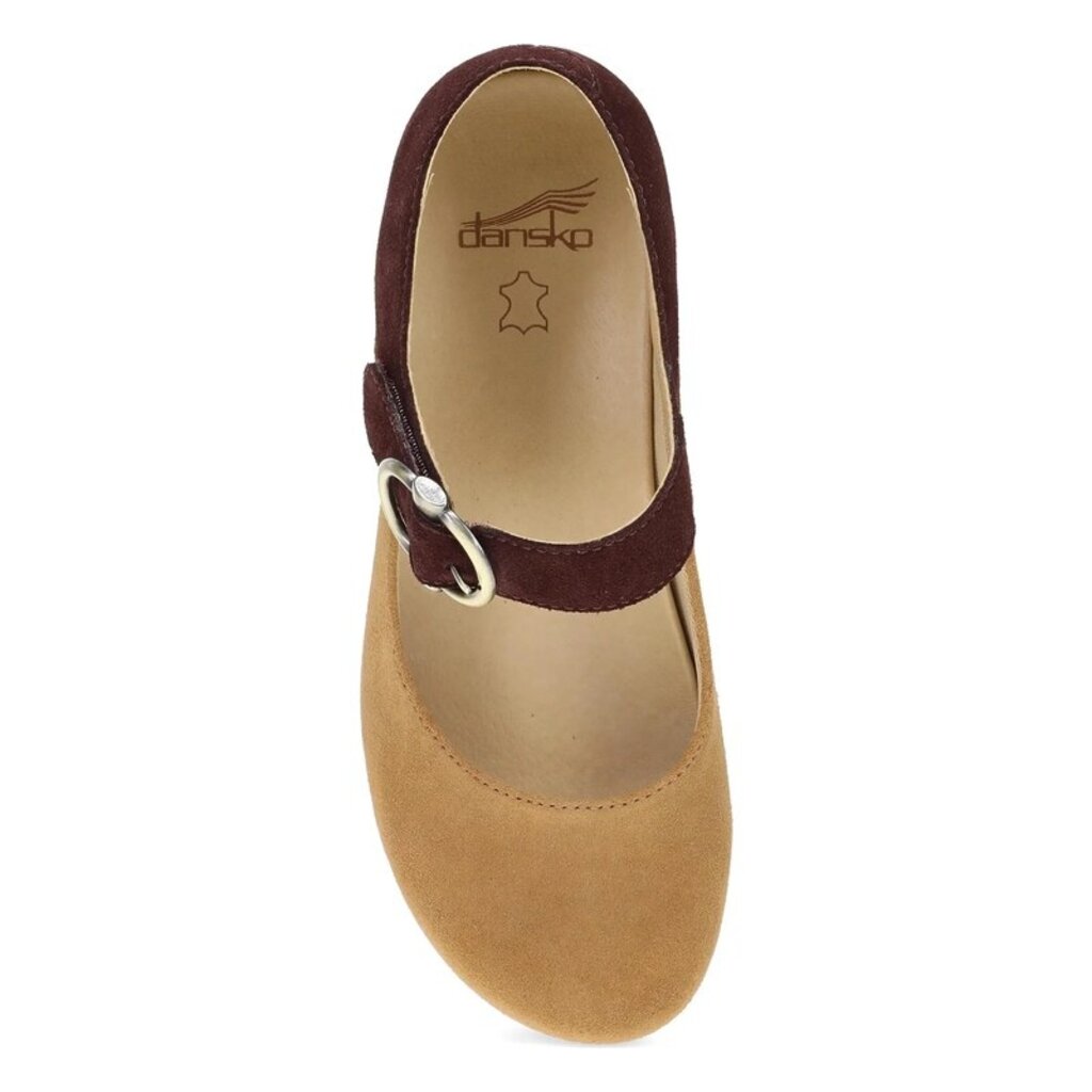 DANSKO BONNY MARY JANE SUEDE-TAN MULBERRY | BEND SHOE CO