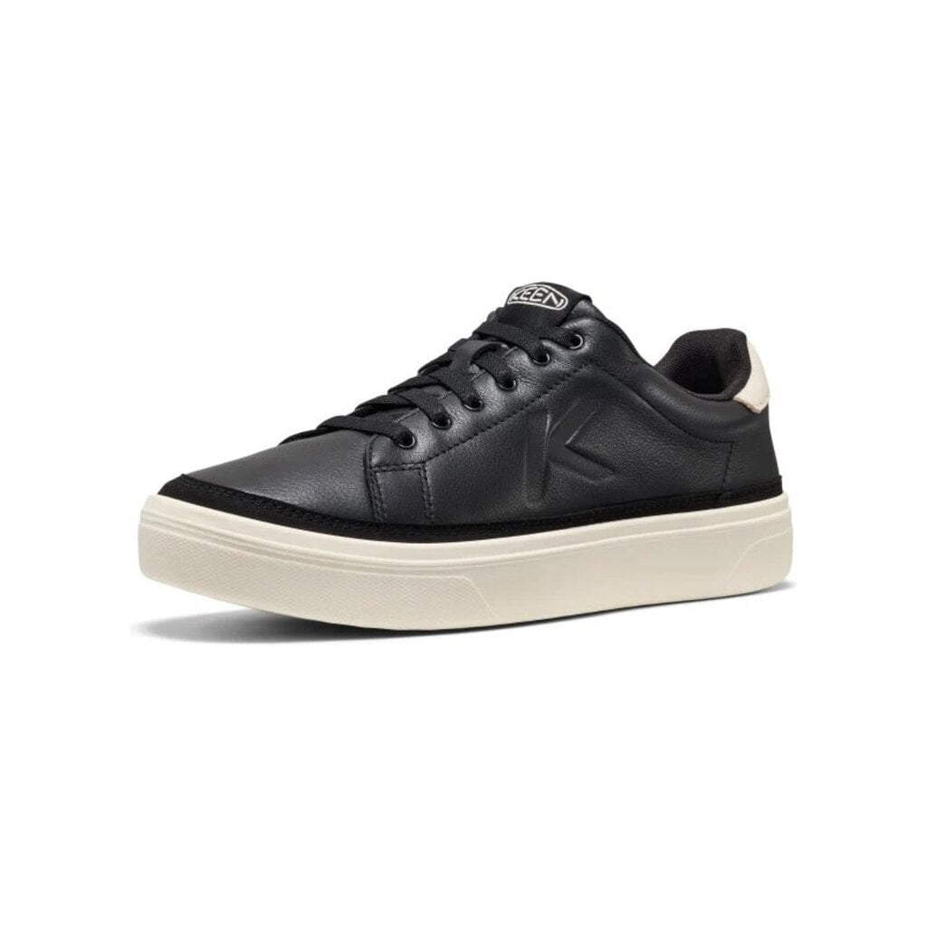 KEEN MEN'S KM1 LEATHER COURT-BLACK/BIRCH | BEND SHOE CO