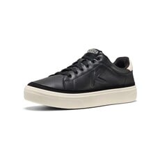 KEEN MEN'S KM1 LEATHER COURT-BLACK/BIRCH | BEND SHOE CO