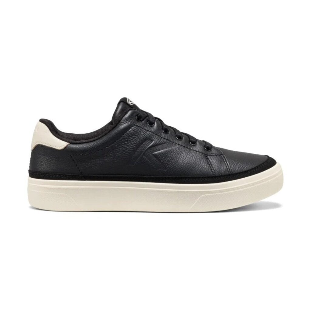 KEEN MEN'S KM1 LEATHER COURT-BLACK/BIRCH | BEND SHOE CO