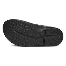 OOFOS OOAHH LIMITED SANDAL-BLACK BLOSSOM | BEND SHOE CO