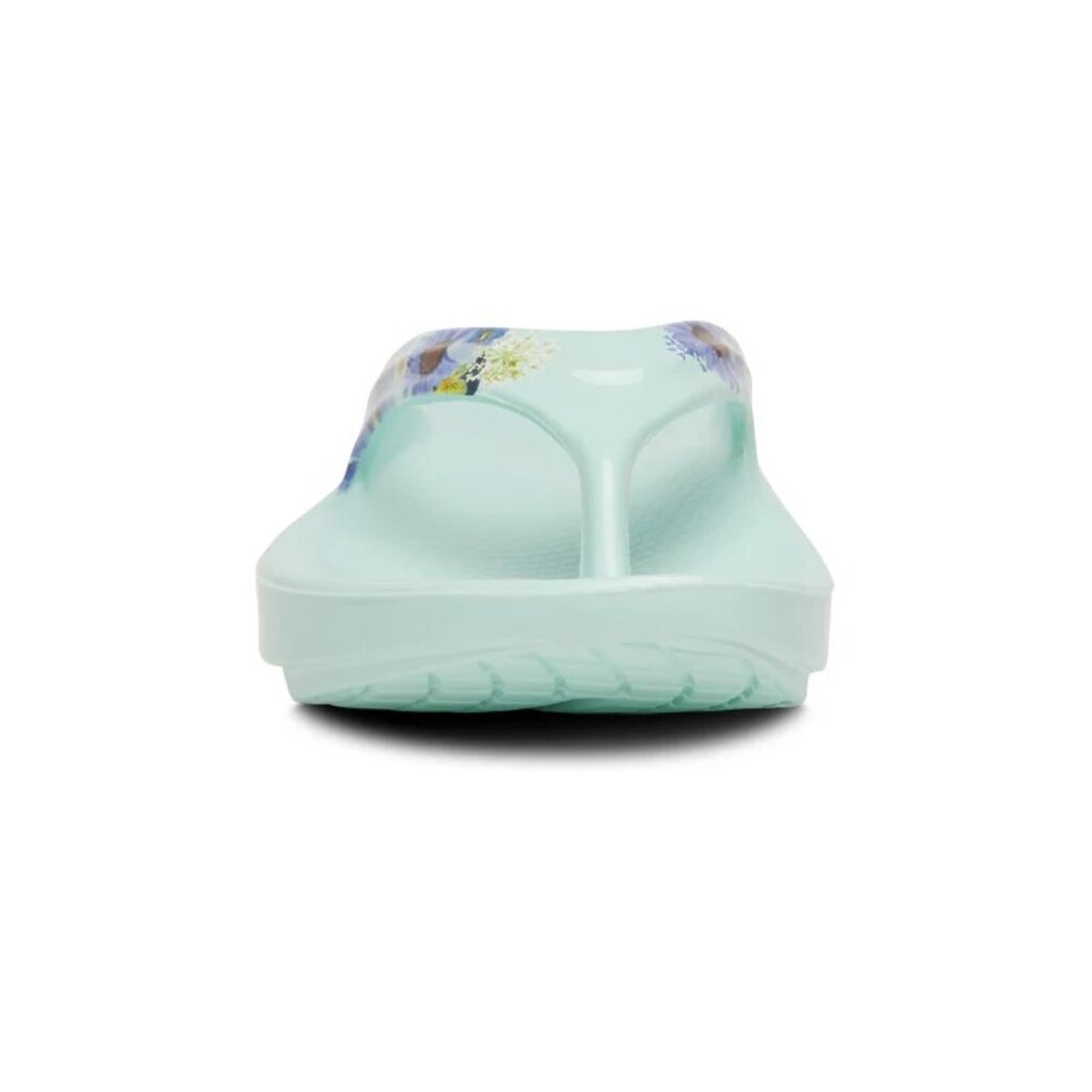 OOFOS OOAHH LIMITED SANDAL-MINT BLOSSOM | BEND SHOE CO