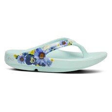 OOFOS OOAHH LIMITED SANDAL-MINT BLOSSOM | BEND SHOE CO