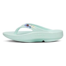 OOFOS OOAHH LIMITED SANDAL-MINT BLOSSOM | BEND SHOE CO