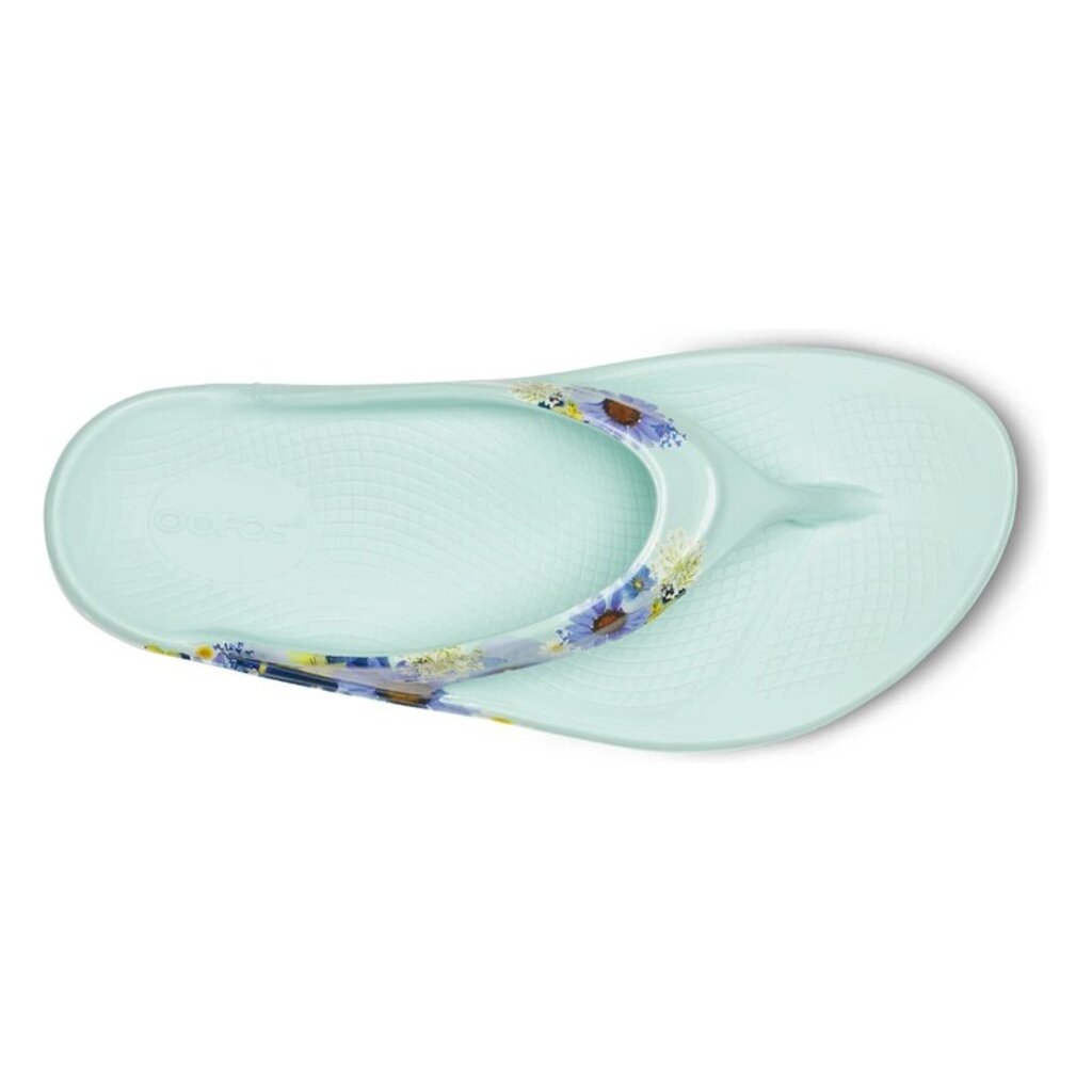 OOFOS OOAHH LIMITED SANDAL-MINT BLOSSOM | BEND SHOE CO