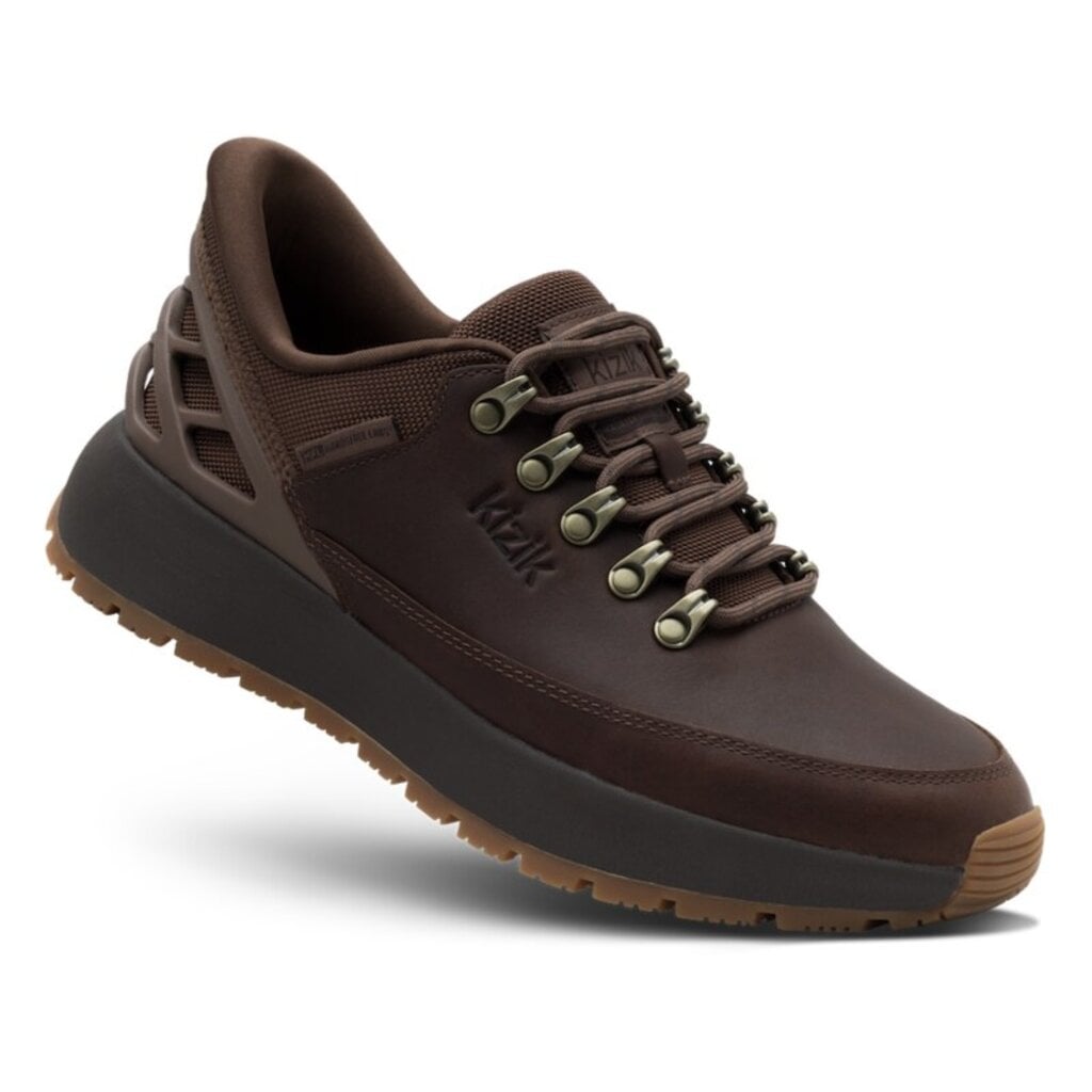 KIZIK MEN'S WASATCH LEATHER LOW SOFT SILT/DEMITASSE | BEND SHOE CO