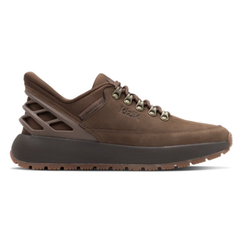 KIZIK MEN'S WASATCH LEATHER LOW SOFT SILT/DEMITASSE