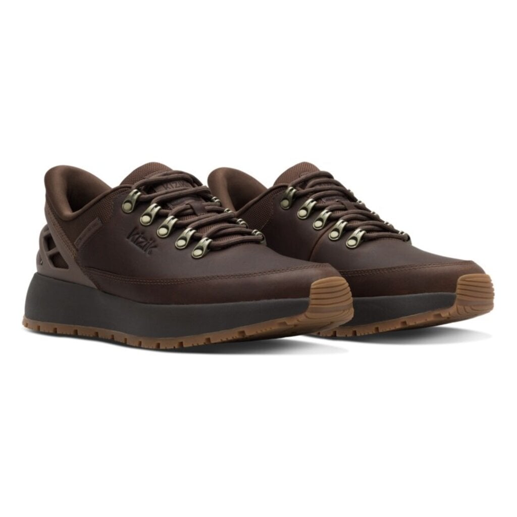 KIZIK MEN'S WASATCH LEATHER LOW SOFT SILT/DEMITASSE | BEND SHOE CO