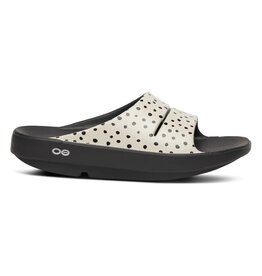 OOFOS OOAHH LIMITED SANDAL-PEBBLE