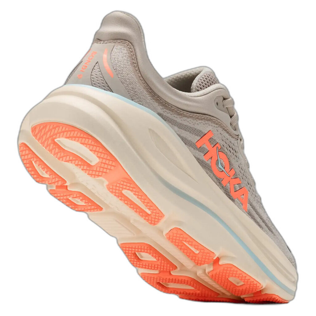 HOKA ONE ONE WOMEN'S BONDI 9-RIVER ROCK GREY/MINERAL ORE | BEND SHOE CO