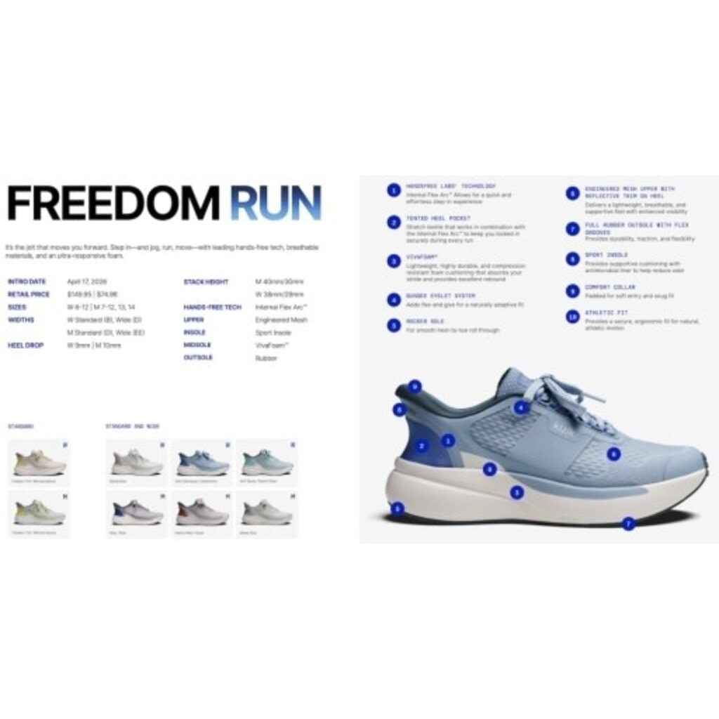 KIZIK WOMEN'S FREEDOM RUN SOFT-CHAMBRAY/ULTRAMARINE | BEND SHOE CO