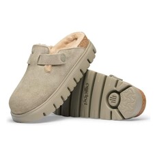 BIRKENSTOCK BOSTON CHUNKY SHEARLING-TAUPE/SAND CASTLE | BEND SHOE CO