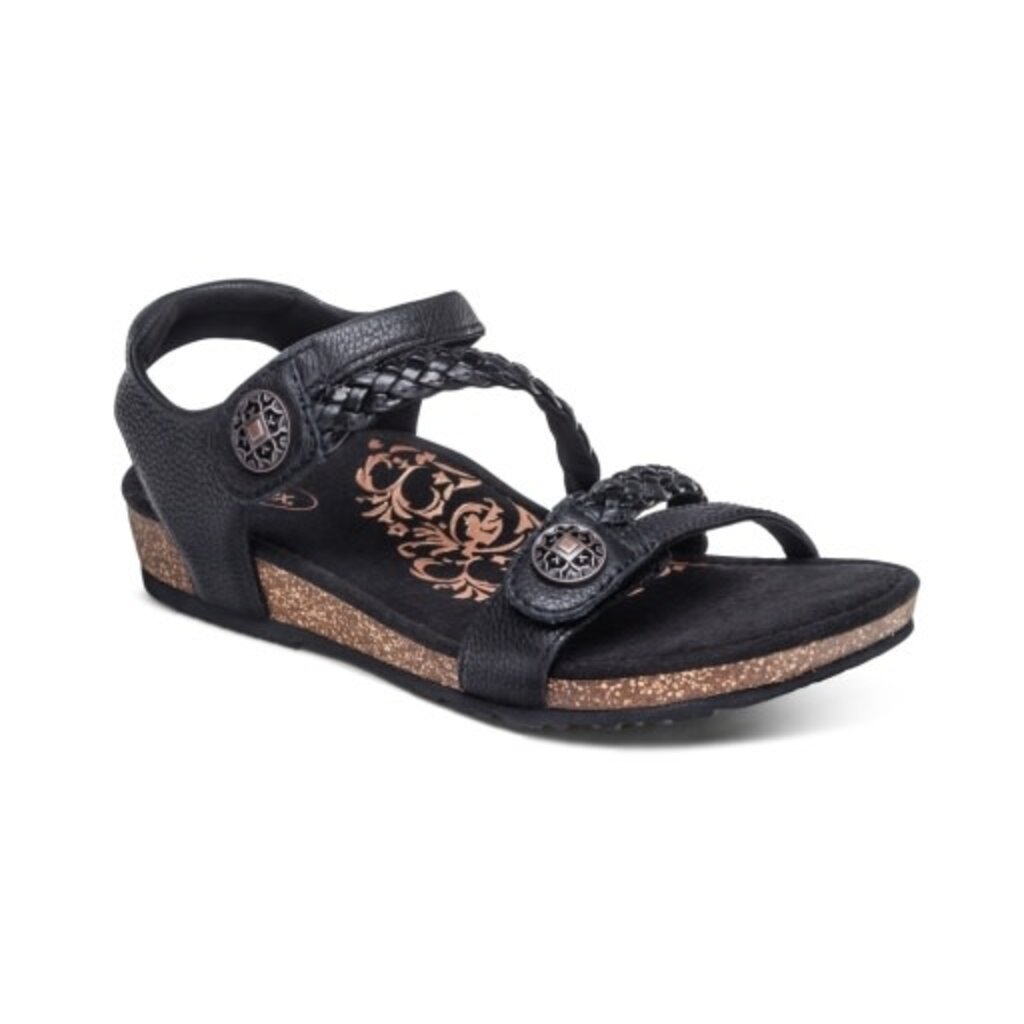 AETREX WOMEN'S JILLIAN-BLACK | BEND SHOE CO