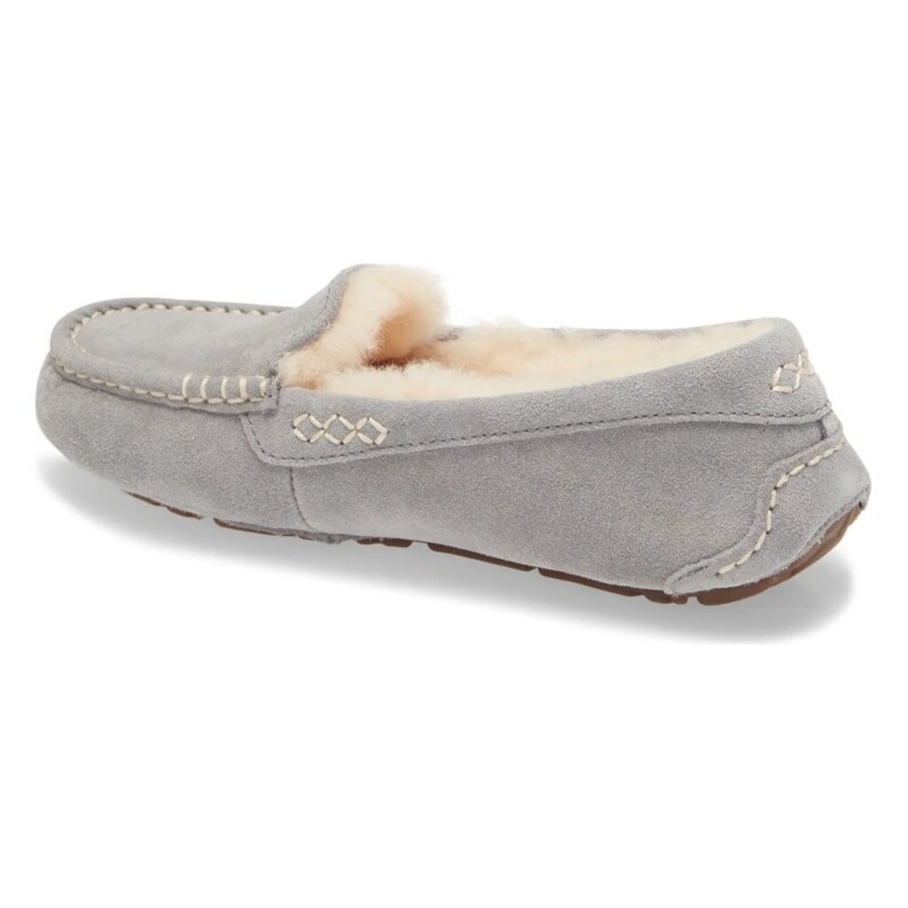 UGG WOMEN'S ANSLEY SLIPPER-LIGHT GREY | BEND SHOE CO