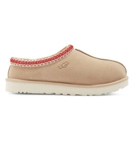 UGG WOMEN'S TASMAN II SLIPPER-SAND/DARK CHERRY