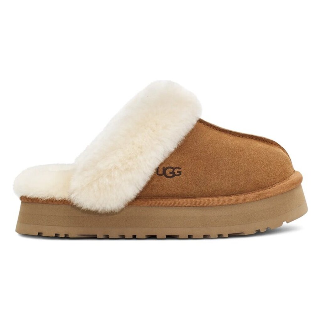 UGG WOMEN'S DISQUETTE SLIPPER-CHESTNUT | BEND SHOE CO