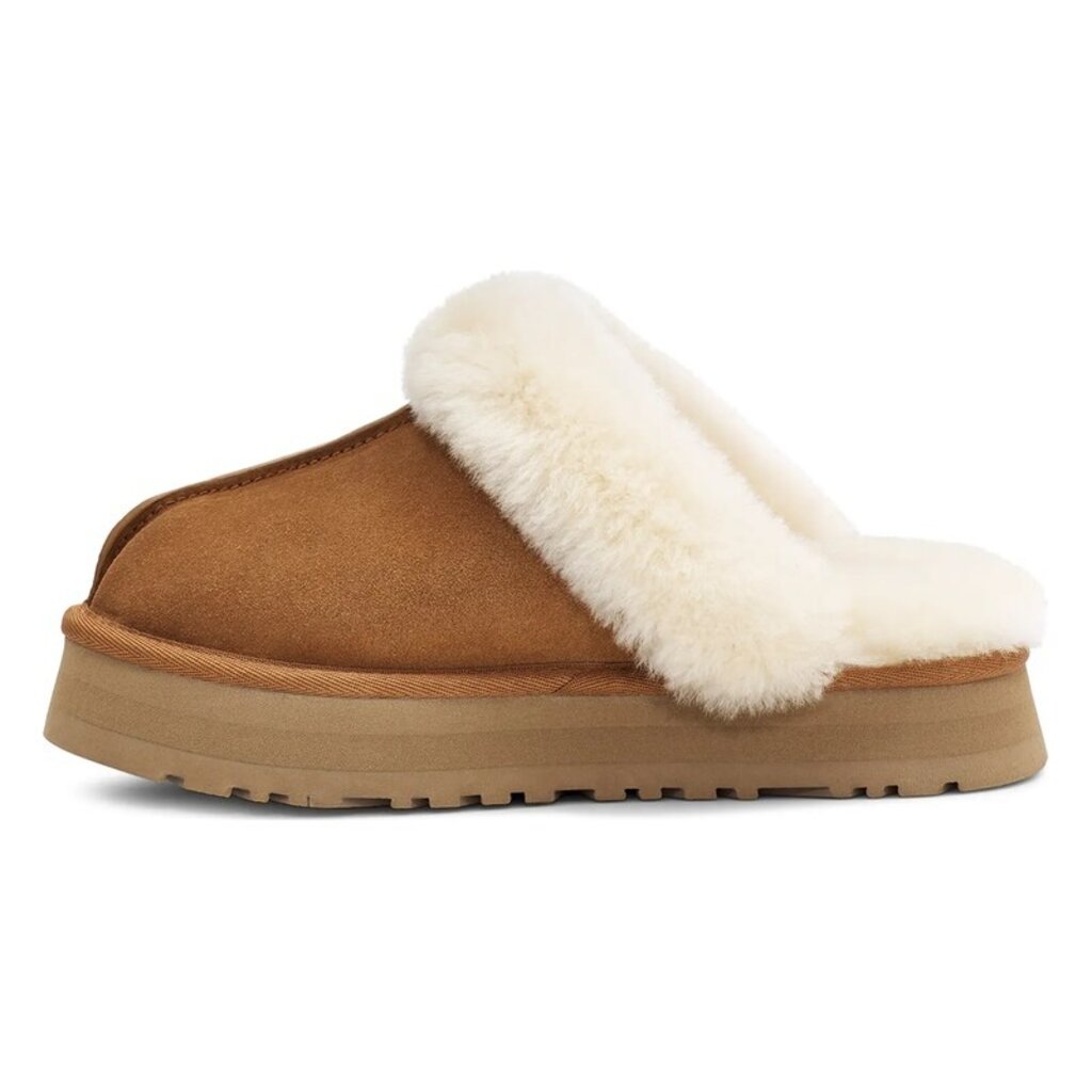 UGG WOMEN'S DISQUETTE SLIPPER-CHESTNUT | BEND SHOE CO