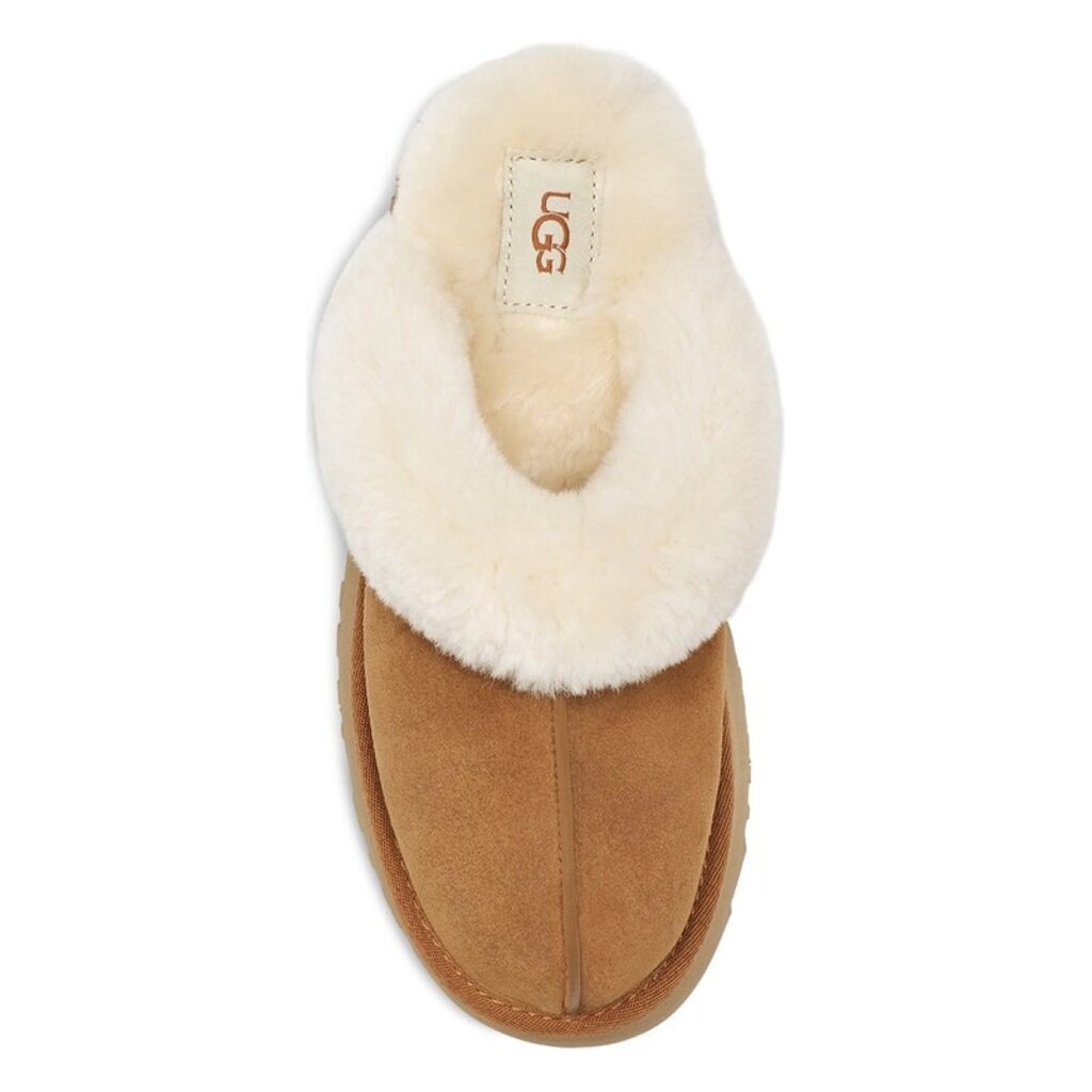 UGG WOMEN'S DISQUETTE SLIPPER-CHESTNUT | BEND SHOE CO