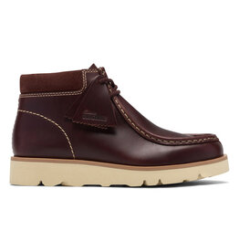 CLARKS WOMEN'S WALLA ORKHON-MAHOGANY