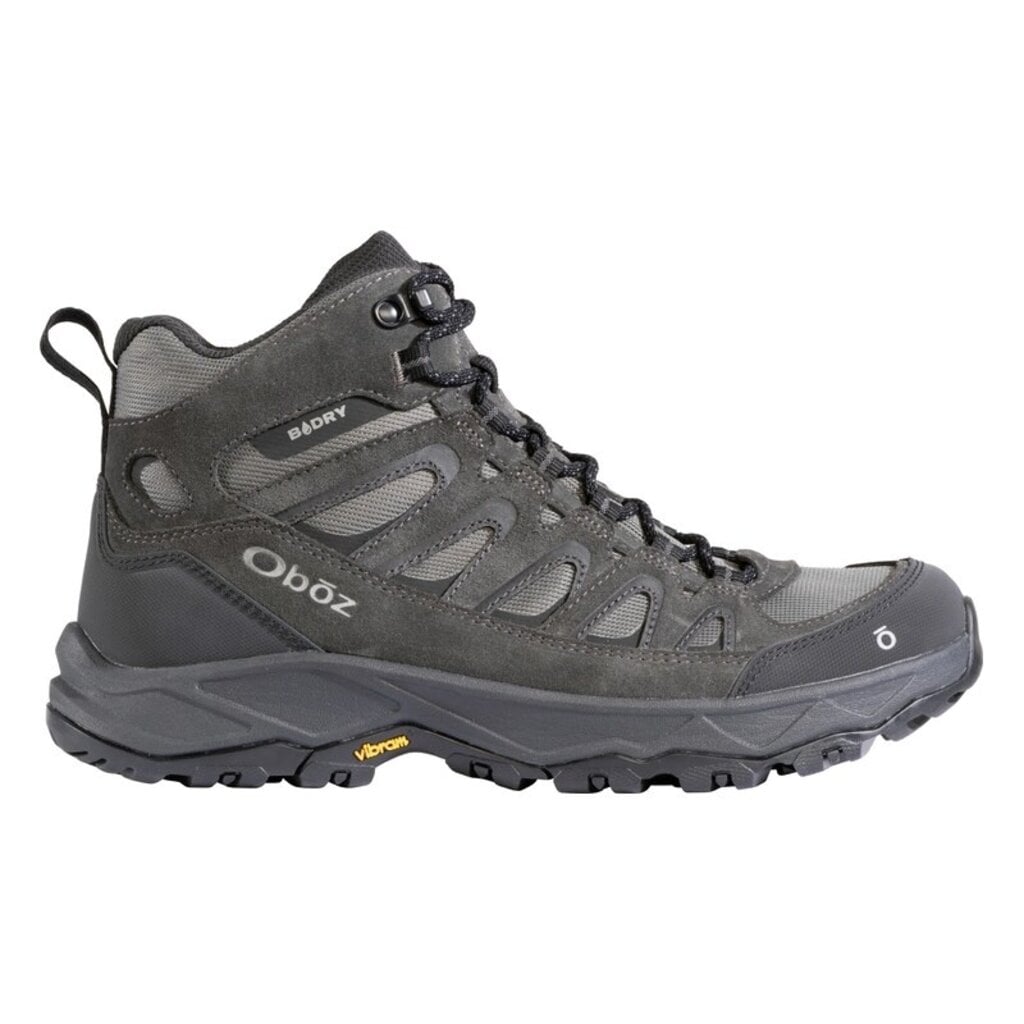 OBOZ MEN'S SAWTOOTH ASCENT WP MID-CHARCOAL | BEND SHOE CO