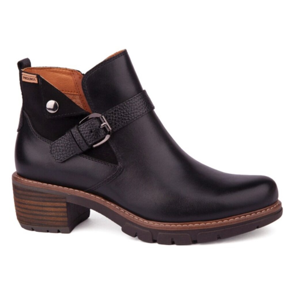 PIKOLINOS WOMEN'S SAN SEBASTIAN BUCKLE-BLACK | BEND SHOE CO