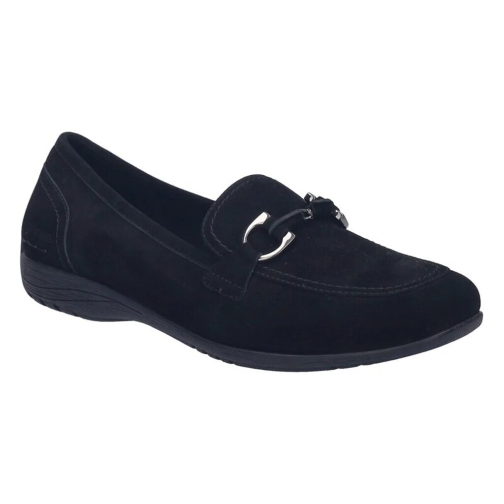 JOSEF SEIBEL WOMEN'S FENJA 34-BLACK SUEDE | BEND SHOE CO
