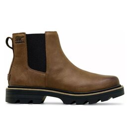 SOREL WOMEN'S REVEL RD CHELSEA WATERPROOF-TOBACCO/BLACK
