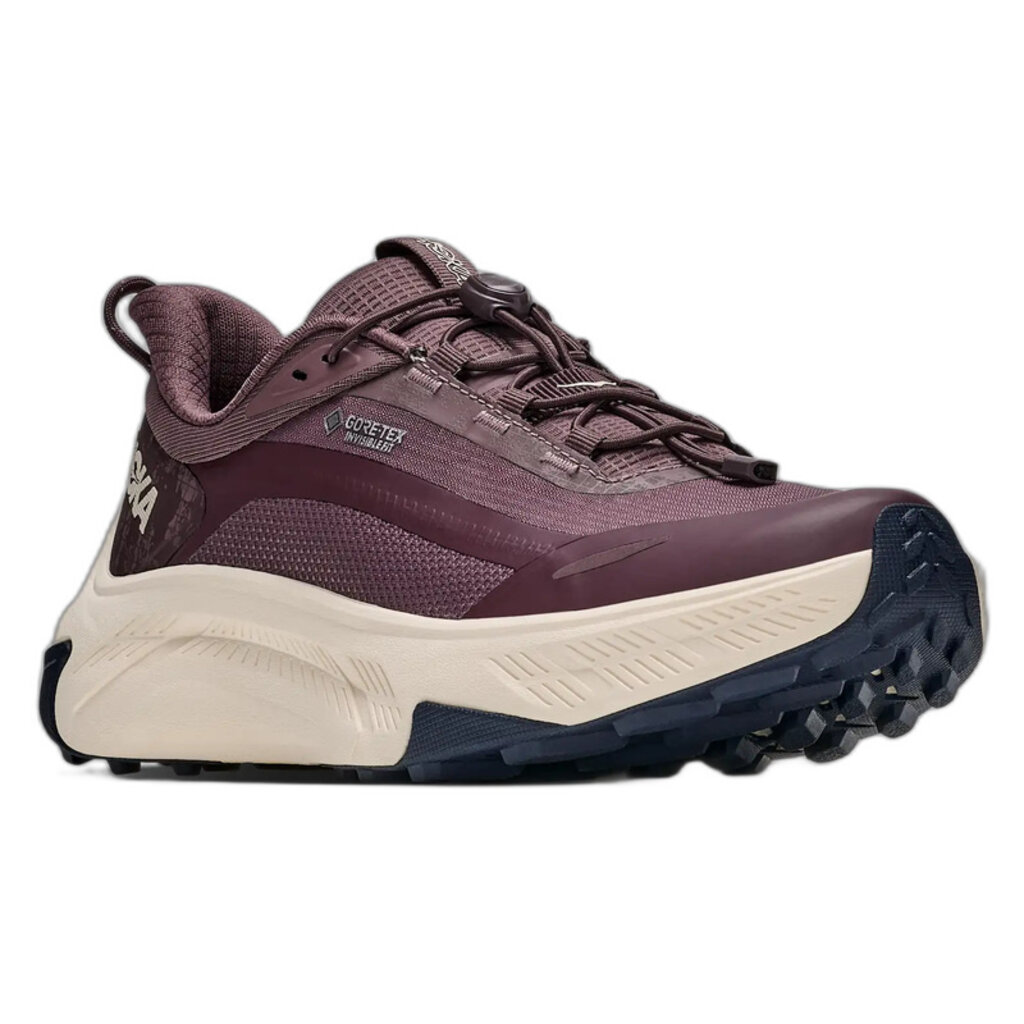 HOKA ONE ONE WOMEN'S TRANSPORT 2 GTX-SMOKY QUARTZ /DEEP MAUVE | BEND SHOE CO