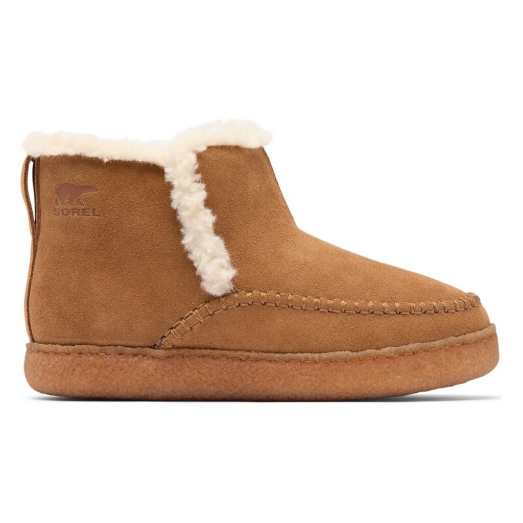 SOREL WOMEN'S NAKISKA III BOOTIE-VELVET TAN/GUM | BEND SHOE CO