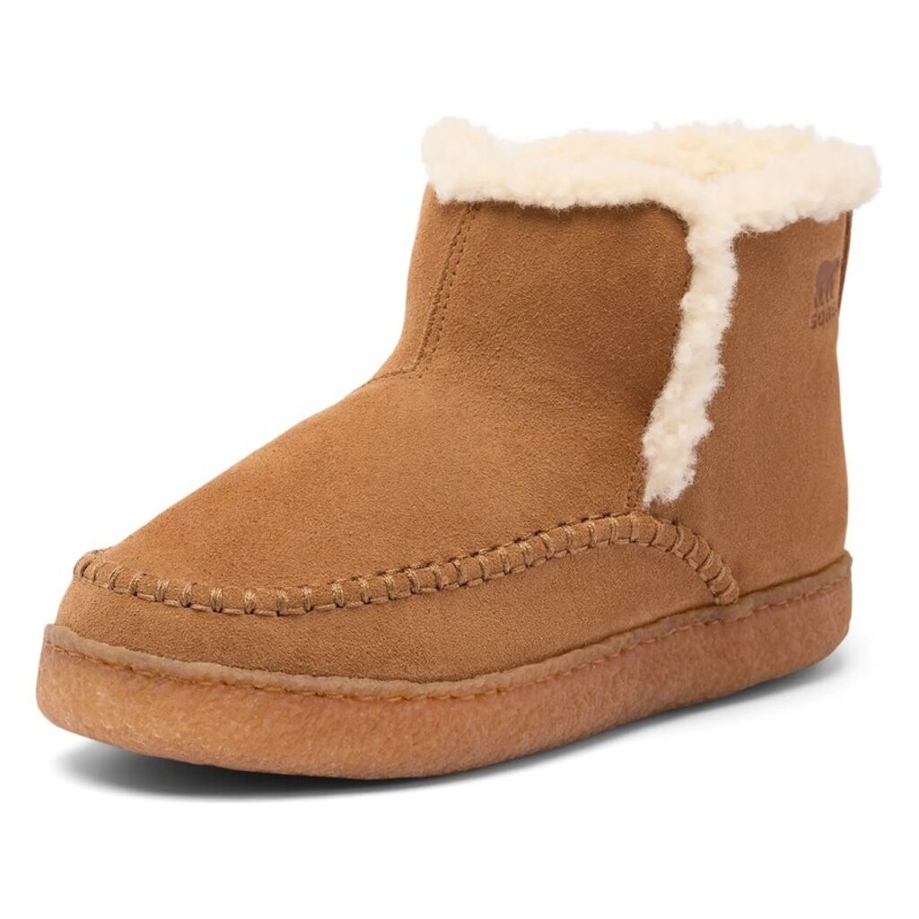 SOREL WOMEN'S NAKISKA III BOOTIE-VELVET TAN/GUM | BEND SHOE CO