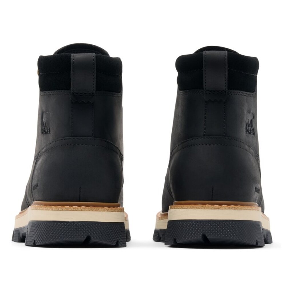 SOREL LARK-47 MOC TOE WATERPROOF-BLACK/BLEACHED CERAMIC | BEND SHOE CO