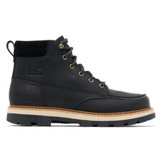 SOREL LARK-47 MOC TOE WATERPROOF-BLACK/BLEACHED CERAMIC | BEND SHOE CO