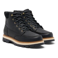 SOREL LARK-47 MOC TOE WATERPROOF-BLACK/BLEACHED CERAMIC | BEND SHOE CO