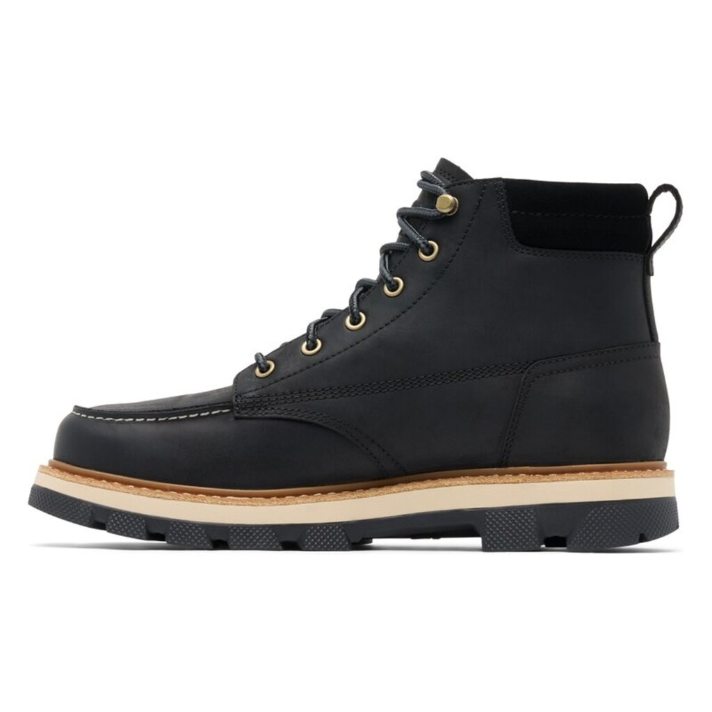 SOREL LARK-47 MOC TOE WATERPROOF-BLACK/BLEACHED CERAMIC | BEND SHOE CO