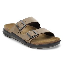 BIRKENSTOCK ARIZONA CROSS TOWN OILED LEATHER-TOBACCO