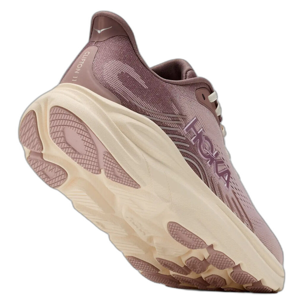 HOKA ONE ONE WOMEN'S CLIFTON 11 GLM-PINK OPAL/QUARTZITE | BEND SHOE CO