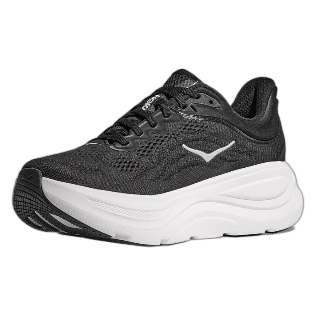 HOKA ONE ONE MEN'S BONDI 9-BLACK/WHITE | BEND SHOE CO