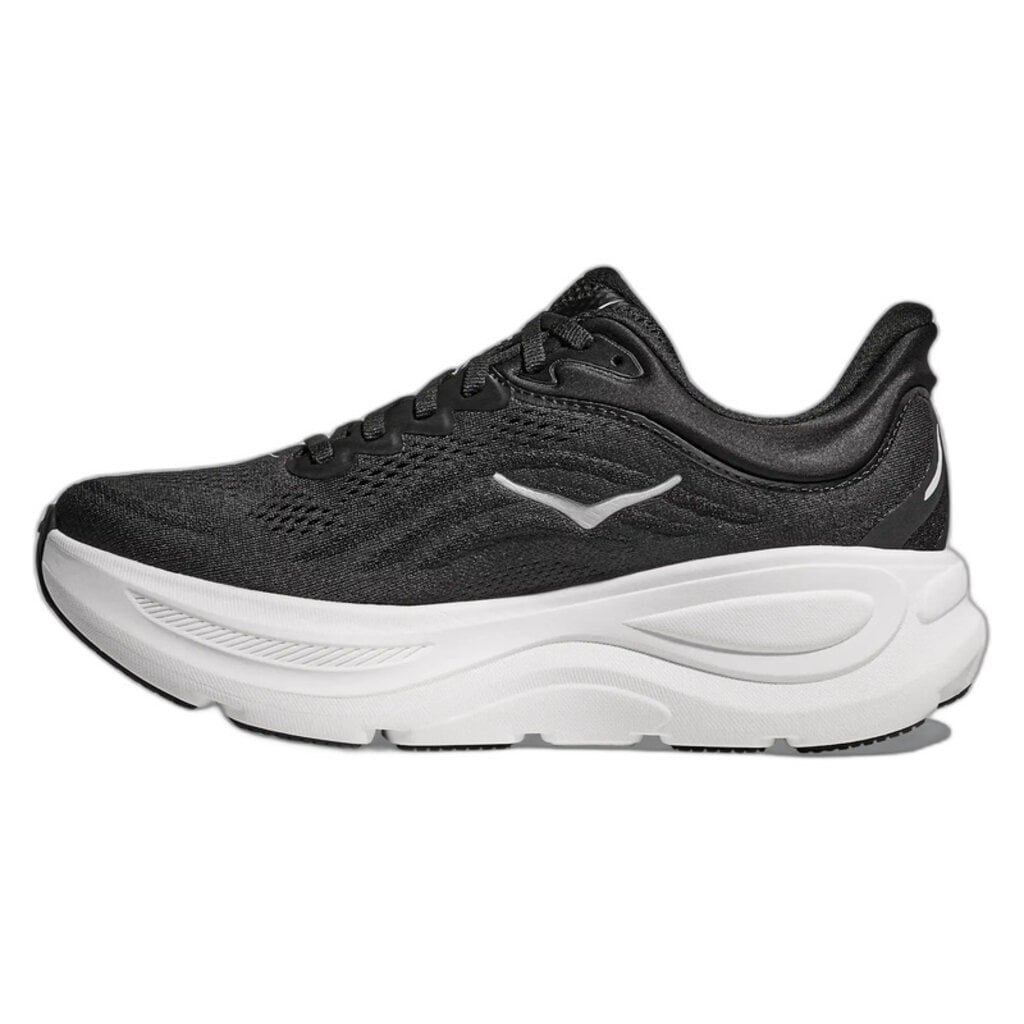 HOKA ONE ONE MEN'S BONDI 9-BLACK/WHITE | BEND SHOE CO