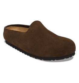 BIRKENSTOCK AMSTERDAM WRAPPED SUEDE-CARAFE