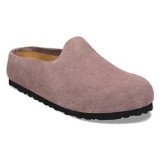 BIRKENSTOCK AMSTERDAM WRAPPED SUEDE-FADED PURPLE | BEND SHOE CO