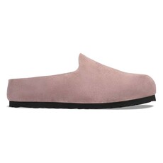 BIRKENSTOCK AMSTERDAM WRAPPED SUEDE-FADED PURPLE | BEND SHOE CO