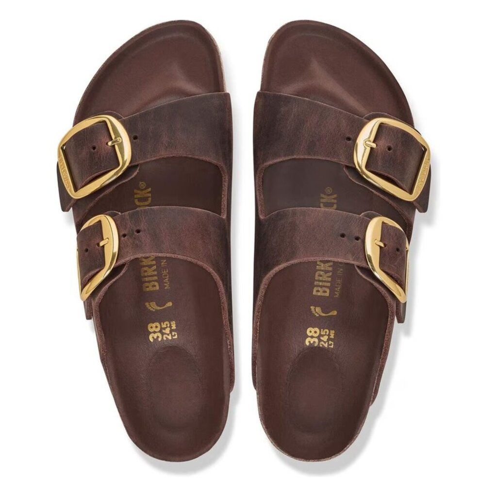 BIRKENSTOCK ARIZONA BIG BUCKLE OILED LEATHER-HABANA | BEND SHOE CO