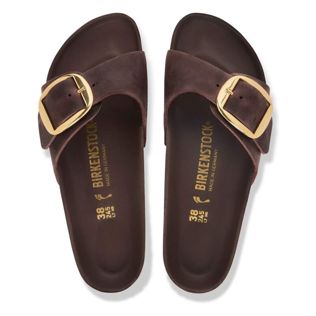 BIRKENSTOCK MADRID BIG BUCKLE OILED LEATHER-HABANA | BEND SHOE CO