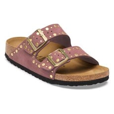BIRKENSTOCK ARIZONA RIVETS SUEDE-PEPPER | BEND SHOE CO